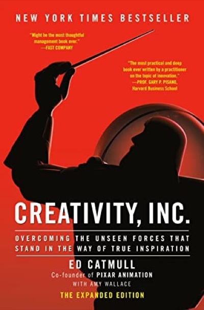 Capa do livro Creativity, Inc., de Ed Catmull