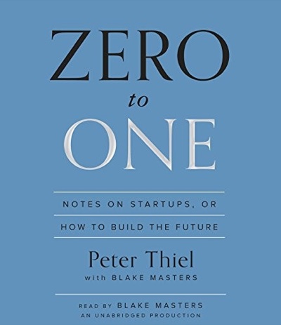 Capa do livro De Zero a Um, de Peter Thiel