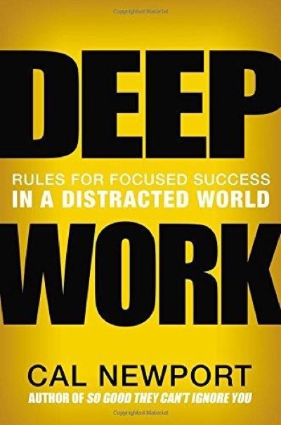 Capa do livro Deep Work, de Cal Newport